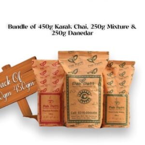 Bundle of 450g Karak Family Mixture, 250g Premium Mixture and 250g Premium Danedar