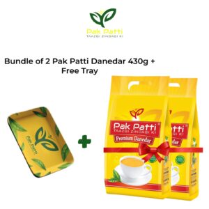 Pak Patti Premium Danedar 430g (Free Tray)